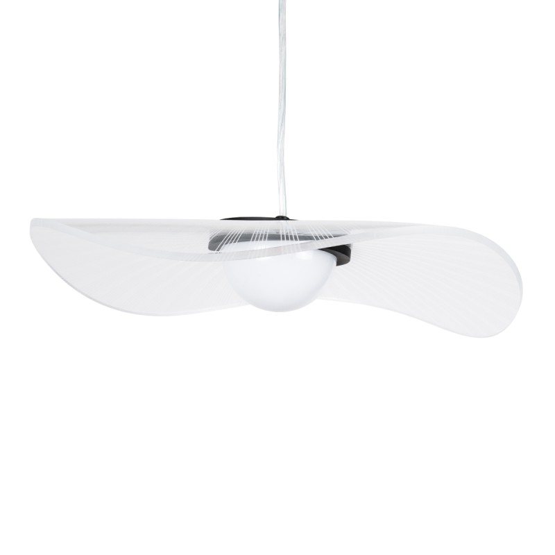GLOBOSTAR® ACRYLICA 60974 Μοντέρνο Κρεμαστό Φωτιστικό Οροφής LED 20W 2240lm 360° AC 220-240V IP20 Ρυθμιζόμενο Λευκό CCT με On/Off 2700K/4500K/6000K - Lumileds SMD Chip - Διάφανο & Μαύρο Ματ - Μ40 x Π40 x Υ6.5cm - 3 Χρόνια Εγγύηση
