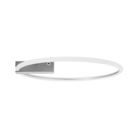 GLOBOSTAR® CINDERELLA 60983 Μοντέρνο Φωτιστικό Οροφής LED 30W 3360lm 360° AC 220-240V IP20 Ρυθμιζόμενο Λευκό CCT με Χειριστήριο από 2700K έως 6000K Dimmable - Lumileds SMD Chip - Νίκελ Βούρτσας - Μ50 x Π50 x Υ5cm - 3 Χρόνια Εγγύηση