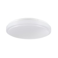 GLOBOSTAR® EMERGANO 60993 Φωτιστικό Πλαφονιέρα Οροφής με Ενσωματωμένο Σύστημα Emergency Li-ion 3450mAh/12.8Wh με Αυτονομία 3hrs LED 30W 3750lm 120° AC 220-240V Αδιάβροχο IP54 Φυσικό Λευκό 4500K - Lumileds SMD Chip - Λευκό Γαλακτερό - Μ38 x Π38 x Υ5.3cm -