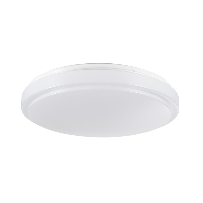GLOBOSTAR® EMERGANO 60993 Φωτιστικό Πλαφονιέρα Οροφής με Ενσωματωμένο Σύστημα Emergency Li-ion 3450mAh/12.8Wh με Αυτονομία 3hrs LED 30W 3750lm 120° AC 220-240V Αδιάβροχο IP54 Φυσικό Λευκό 4500K - Lumileds SMD Chip - Λευκό Γαλακτερό - Μ38 x Π38 x Υ5.3cm -