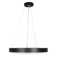 GLOBOSTAR® CASPER 61019 Μοντέρνο Κρεμαστό Φωτιστικό Οροφής LED 76W 8372lm 120° AC 220-240V IP20 Ρυθμιζόμενο Λευκό CCT με Χειριστήριο από 2700K έως 6000K Dimmable - Lumileds SMD Chip - Μαυρό Ματ - Μ45 x Π45 x Υ5.5cm - 3 Χρόνια Εγγύηση