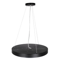 GLOBOSTAR® CASPER 61019 Μοντέρνο Κρεμαστό Φωτιστικό Οροφής LED 76W 8372lm 120° AC 220-240V IP20 Ρυθμιζόμενο Λευκό CCT με Χειριστήριο από 2700K έως 6000K Dimmable - Lumileds SMD Chip - Μαυρό Ματ - Μ45 x Π45 x Υ5.5cm - 3 Χρόνια Εγγύηση