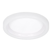 GLOBOSTAR® ARIANA 61035 Μοντέρνο Φωτιστικό Οροφής LED 55W 6376lm 120° AC 220-240V IP20 Ρυθμιζόμενο Λευκό CCT με Χειριστήριο από 2700K έως 6000K Dimmable - Lumileds SMD Chip - Λευκό Ματ - Μ48 x Π48 x Υ9cm - 3 Χρόνια Εγγύηση
