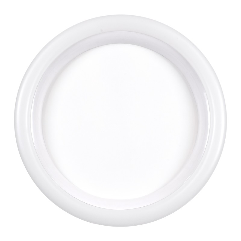 GLOBOSTAR® ARIANA 61035 Μοντέρνο Φωτιστικό Οροφής LED 55W 6376lm 120° AC 220-240V IP20 Ρυθμιζόμενο Λευκό CCT με Χειριστήριο από 2700K έως 6000K Dimmable - Lumileds SMD Chip - Λευκό Ματ - Μ48 x Π48 x Υ9cm - 3 Χρόνια Εγγύηση