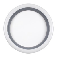 GLOBOSTAR® ARIANA 61036 Μοντέρνο Φωτιστικό Οροφής LED 55W 6376lm 120° AC 220-240V IP20 Ρυθμιζόμενο Λευκό CCT με Χειριστήριο από 2700K έως 6000K Dimmable - Lumileds SMD Chip - Γκρι - Μ48 x Π48 x Υ9cm - 3 Χρόνια Εγγύηση