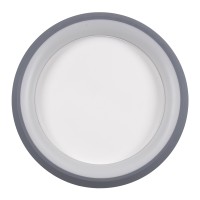 GLOBOSTAR® MELINA 61042 Μοντέρνο Φωτιστικό Οροφής LED 55W 6376lm 120° AC 220-240V IP20 Ρυθμιζόμενο Λευκό CCT με Χειριστήριο από 2700K έως 6000K Dimmable - Lumileds SMD Chip - Γκρι - Μ48 x Π48 x Υ9cm - 3 Χρόνια Εγγύηση