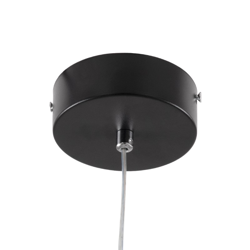 GLOBOSTAR® ROSE 61064 Μοντέρνο Κρεμαστό Φωτιστικό Οροφής LED 22W 2640lm 300° AC 220-240V IP20 Ρυθμιζόμενο Λευκό CCT με On/Off 2700K/4500K/6000K - Lumileds SMD Chip - Μαύρο Ματ - Μ24 x Π22 x Υ24cm - 3 Χρόνια Εγγύηση
