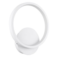 GLOBOSTAR® TED 61071 Μοντέρνο Φωτιστικό Τοίχου - Απλίκα LED 9W 1080lm 300° AC 220-240V IP20 Ρυθμιζόμενο Λευκό CCT με On/Off 2700K/4500K/6000K - Lumileds SMD Chip - Λευκό Ματ - Μ20 x Π5.5 x Υ23cm - 3 Χρόνια Εγγύηση