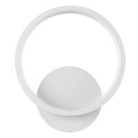 GLOBOSTAR® TED 61071 Μοντέρνο Φωτιστικό Τοίχου - Απλίκα LED 9W 1080lm 300° AC 220-240V IP20 Ρυθμιζόμενο Λευκό CCT με On/Off 2700K/4500K/6000K - Lumileds SMD Chip - Λευκό Ματ - Μ20 x Π5.5 x Υ23cm - 3 Χρόνια Εγγύηση