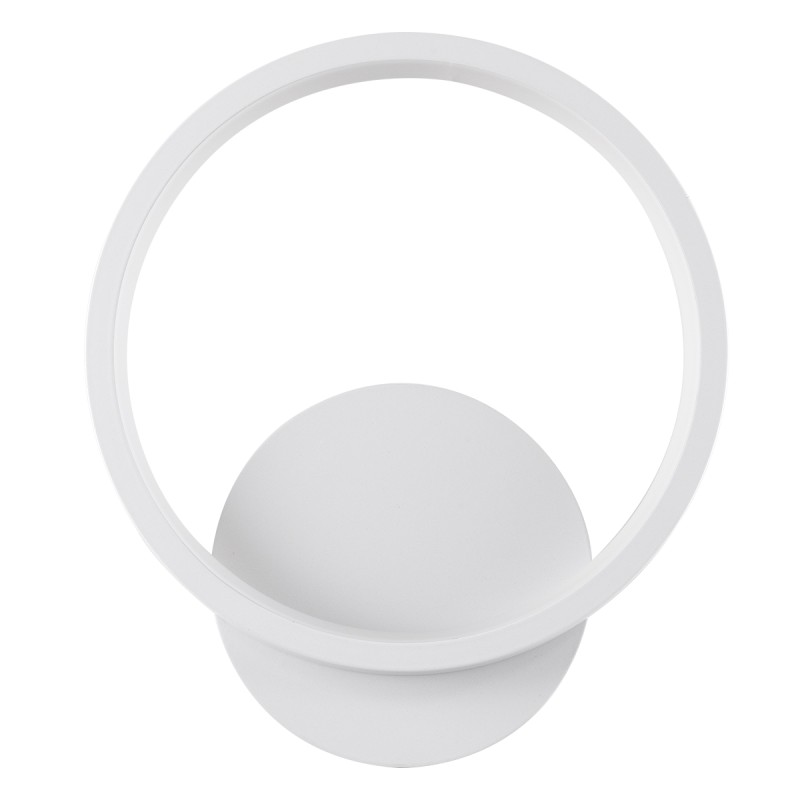 GLOBOSTAR® TED 61071 Μοντέρνο Φωτιστικό Τοίχου - Απλίκα LED 9W 1080lm 300° AC 220-240V IP20 Ρυθμιζόμενο Λευκό CCT με On/Off 2700K/4500K/6000K - Lumileds SMD Chip - Λευκό Ματ - Μ20 x Π5.5 x Υ23cm - 3 Χρόνια Εγγύηση