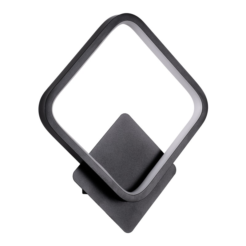 GLOBOSTAR® LENA 61079 Μοντέρνο Φωτιστικό Τοίχου - Απλίκα LED 12W 1440lm 300° AC 220-240V IP20 Ρυθμιζόμενο Λευκό CCT με On/Off 2700K/4500K/6000K - Lumileds SMD Chip - Μαύρο Ματ - Μ25 x Π5.5 x Υ29.5cm - 3 Χρόνια Εγγύηση