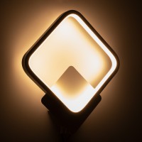 GLOBOSTAR® LENA 61080 Μοντέρνο Φωτιστικό Τοίχου - Απλίκα LED 12W 1440lm 300° AC 220-240V IP20 Ρυθμιζόμενο Λευκό CCT με On/Off 2700K/4500K/6000K - Lumileds SMD Chip - Λευκό Ματ - Μ25 x Π5.5 x Υ29.5cm - 3 Χρόνια Εγγύηση