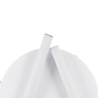 GLOBOSTAR® DRACO 61092 Μοντέρνο Φωτιστικό Οροφής LED 36W 4428lm 120° AC 220-240V IP20 Ρυθμιζόμενο Λευκό CCT με Χειριστήριο από 2700K έως 6000K Dimmable - Lumileds SMD Chip - Λευκό Ματ - Μ50 x Π50 x Υ6cm - 3 Χρόνια Εγγύηση