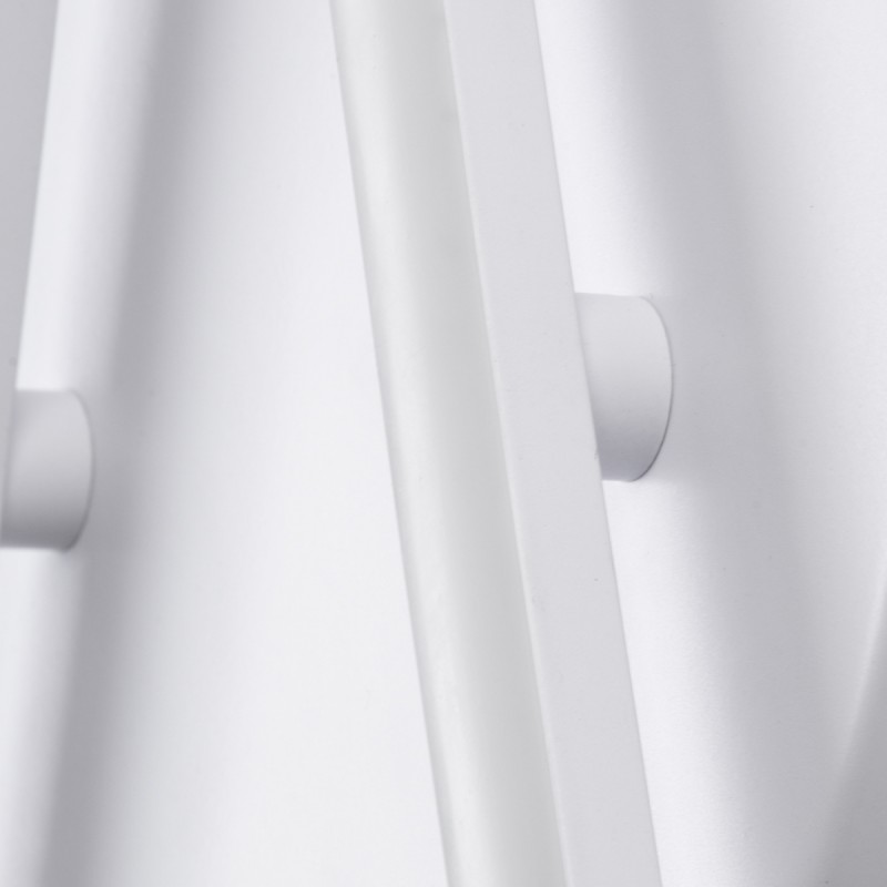 GLOBOSTAR® DRACO 61092 Μοντέρνο Φωτιστικό Οροφής LED 36W 4428lm 120° AC 220-240V IP20 Ρυθμιζόμενο Λευκό CCT με Χειριστήριο από 2700K έως 6000K Dimmable - Lumileds SMD Chip - Λευκό Ματ - Μ50 x Π50 x Υ6cm - 3 Χρόνια Εγγύηση