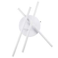 GLOBOSTAR® DRACO 61094 Μοντέρνο Φωτιστικό Οροφής LED 45W 5535lm 120° AC 220-240V IP20 Ρυθμιζόμενο Λευκό CCT με Χειριστήριο από 2700K έως 6000K Dimmable - Lumileds SMD Chip - Λευκό Ματ - Μ50 x Π50 x Υ11cm - 3 Χρόνια Εγγύηση