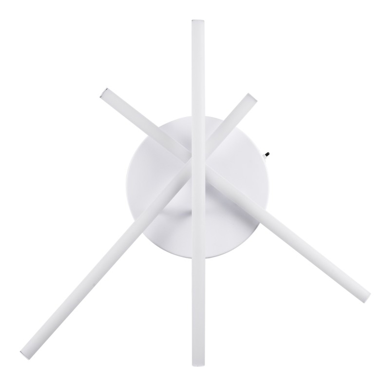GLOBOSTAR® DRACO 61094 Μοντέρνο Φωτιστικό Οροφής LED 45W 5535lm 120° AC 220-240V IP20 Ρυθμιζόμενο Λευκό CCT με Χειριστήριο από 2700K έως 6000K Dimmable - Lumileds SMD Chip - Λευκό Ματ - Μ50 x Π50 x Υ11cm - 3 Χρόνια Εγγύηση