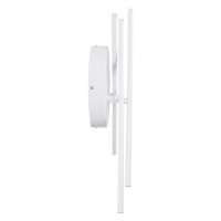 GLOBOSTAR® DRACO 61094 Μοντέρνο Φωτιστικό Οροφής LED 45W 5535lm 120° AC 220-240V IP20 Ρυθμιζόμενο Λευκό CCT με Χειριστήριο από 2700K έως 6000K Dimmable - Lumileds SMD Chip - Λευκό Ματ - Μ50 x Π50 x Υ11cm - 3 Χρόνια Εγγύηση