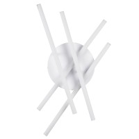 GLOBOSTAR® DRACO 61096 Μοντέρνο Φωτιστικό Οροφής LED 60W 7380lm 120° AC 220-240V IP20 Ρυθμιζόμενο Λευκό CCT με Χειριστήριο από 2700K έως 6000K Dimmable - Lumileds SMD Chip - Λευκό Ματ - Μ60 x Π60 x Υ11cm - 3 Χρόνια Εγγύηση