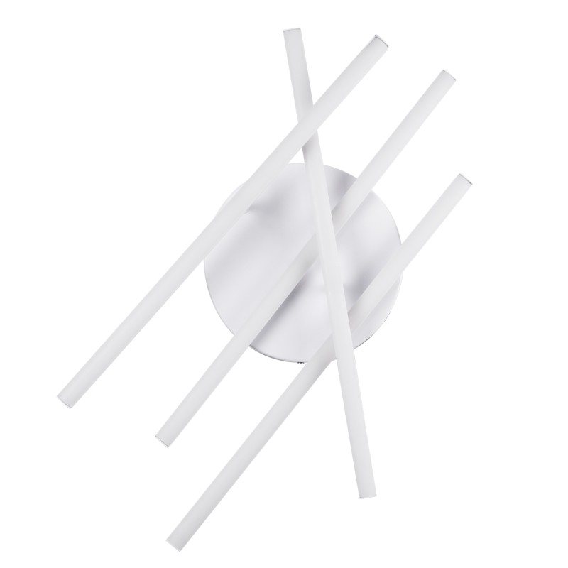 GLOBOSTAR® DRACO 61096 Μοντέρνο Φωτιστικό Οροφής LED 60W 7380lm 120° AC 220-240V IP20 Ρυθμιζόμενο Λευκό CCT με Χειριστήριο από 2700K έως 6000K Dimmable - Lumileds SMD Chip - Λευκό Ματ - Μ60 x Π60 x Υ11cm - 3 Χρόνια Εγγύηση
