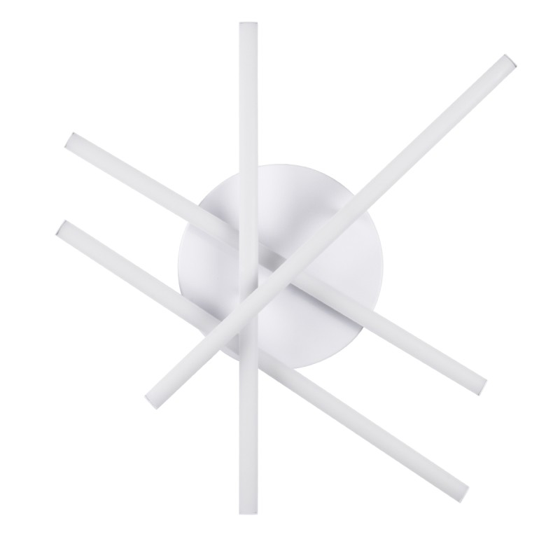 GLOBOSTAR® DRACO 61096 Μοντέρνο Φωτιστικό Οροφής LED 60W 7380lm 120° AC 220-240V IP20 Ρυθμιζόμενο Λευκό CCT με Χειριστήριο από 2700K έως 6000K Dimmable - Lumileds SMD Chip - Λευκό Ματ - Μ60 x Π60 x Υ11cm - 3 Χρόνια Εγγύηση