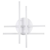 GLOBOSTAR® DRACO 61096 Μοντέρνο Φωτιστικό Οροφής LED 60W 7380lm 120° AC 220-240V IP20 Ρυθμιζόμενο Λευκό CCT με Χειριστήριο από 2700K έως 6000K Dimmable - Lumileds SMD Chip - Λευκό Ματ - Μ60 x Π60 x Υ11cm - 3 Χρόνια Εγγύηση