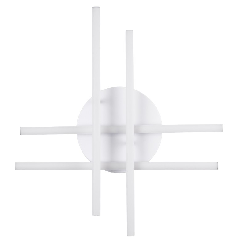 GLOBOSTAR® DRACO 61096 Μοντέρνο Φωτιστικό Οροφής LED 60W 7380lm 120° AC 220-240V IP20 Ρυθμιζόμενο Λευκό CCT με Χειριστήριο από 2700K έως 6000K Dimmable - Lumileds SMD Chip - Λευκό Ματ - Μ60 x Π60 x Υ11cm - 3 Χρόνια Εγγύηση