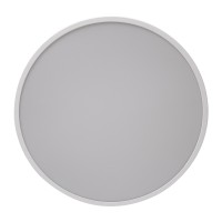 GLOBOSTAR® BURTON 61201-S Μοντέρνο Φωτιστικό Οροφής LED 67W 7370lm 120° AC 220-240V IP20 Ρυθμιζόμενο Λευκό CCT με Χειριστήριο από 2700K έως 6000K Dimmable - Lumileds SMD Chip - Λευκό Ματ - Μ40 x Π40 x Υ8cm - 3 Χρόνια Εγγύηση