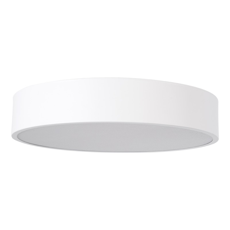 GLOBOSTAR® BURTON 61201-S Μοντέρνο Φωτιστικό Οροφής LED 67W 7370lm 120° AC 220-240V IP20 Ρυθμιζόμενο Λευκό CCT με Χειριστήριο από 2700K έως 6000K Dimmable - Lumileds SMD Chip - Λευκό Ματ - Μ40 x Π40 x Υ8cm - 3 Χρόνια Εγγύηση