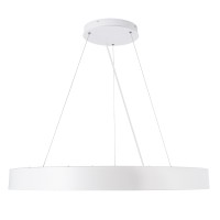 GLOBOSTAR® BURTON 61205-S Μοντέρνο Φωτιστικό Οροφής LED 100W 10000lm 120° AC 220-240V IP20 Ρυθμιζόμενο Λευκό CCT με Χειριστήριο από 2700K έως 6000K Dimmable - Lumileds SMD Chip - Λευκό Ματ - Μ80 x Π80 x Υ8cm - 3 Χρόνια Εγγύηση