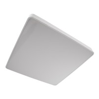 GLOBOSTAR® KAMALA 61211-S Μοντέρνο Φωτιστικό Οροφής LED 100W 11020lm 120° AC 220-240V IP20 Ρυθμιζόμενο Λευκό CCT με Χειριστήριο από 2700K έως 6000K Dimmable - Lumileds SMD Chip - Λευκό Ματ - Μ80 x Π80 x Υ8cm - 3 Χρόνια Εγγύηση