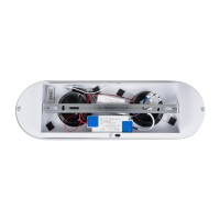 GLOBOSTAR® NESPO 61212 Μοντέρνο Φωτιστικό Οροφής LED 36W 4032lm 360° & 45° AC 220-240V IP20 Ρυθμιζόμενο Λευκό CCT με On/Off 2700K/4500K/6000K - Lumileds SMD Chip - Μαύρο Ματ - Μ40 x Π13 x Υ6.5cm - 3 Χρόνια Εγγύηση