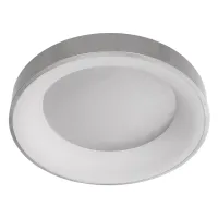 GLOBOSTAR® SALEM 61234 Μοντέρνο Φωτιστικό Οροφής LED 75W 8625lm 120° AC 220-240V IP20 Ρυθμιζόμενο Λευκό CCT με Χειριστήριο από 2700K έως 6000K Dimmable - Lumileds SMD Chip - Γκρι - Μ45 x Π45 x Υ9.5cm - 3 Χρόνια Εγγύηση
