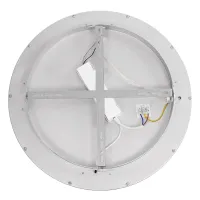 GLOBOSTAR® SALEM 61234 Μοντέρνο Φωτιστικό Οροφής LED 75W 8625lm 120° AC 220-240V IP20 Ρυθμιζόμενο Λευκό CCT με Χειριστήριο από 2700K έως 6000K Dimmable - Lumileds SMD Chip - Γκρι - Μ45 x Π45 x Υ9.5cm - 3 Χρόνια Εγγύηση