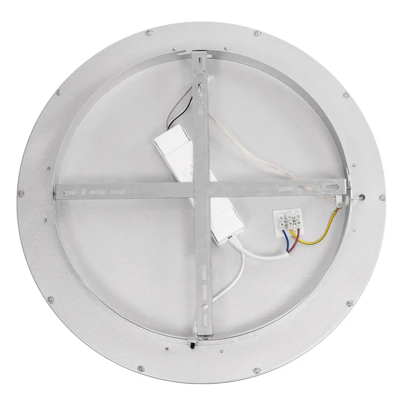 GLOBOSTAR® SALEM 61234 Μοντέρνο Φωτιστικό Οροφής LED 75W 8625lm 120° AC 220-240V IP20 Ρυθμιζόμενο Λευκό CCT με Χειριστήριο από 2700K έως 6000K Dimmable - Lumileds SMD Chip - Γκρι - Μ45 x Π45 x Υ9.5cm - 3 Χρόνια Εγγύηση