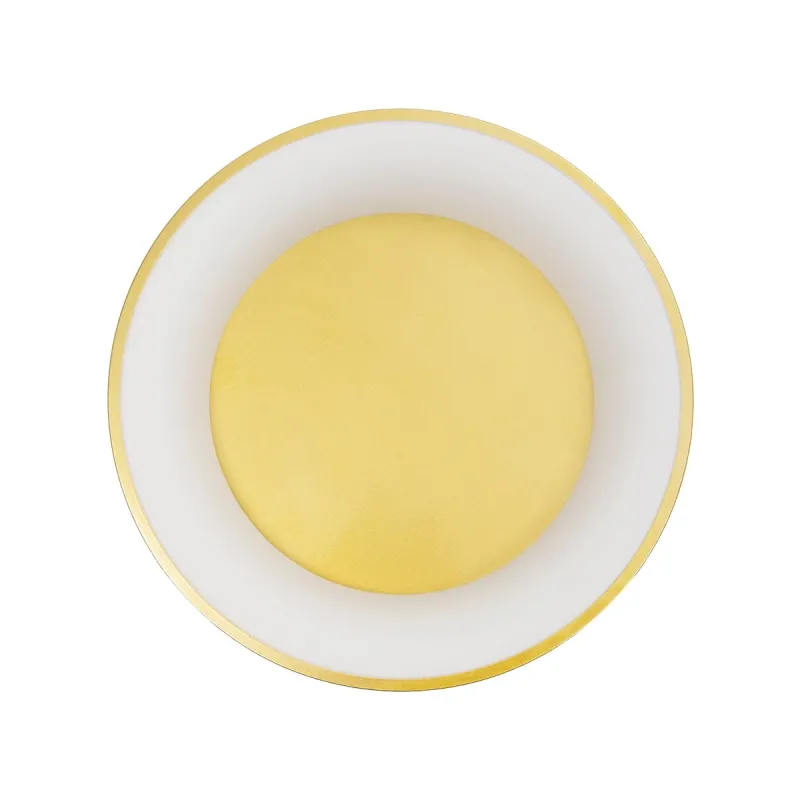 GLOBOSTAR® SALEM 61235 Μοντέρνο Φωτιστικό Οροφής LED 75W 8625lm 120° AC 220-240V IP20 Ρυθμιζόμενο Λευκό CCT με Χειριστήριο από 2700K έως 6000K Dimmable - Lumileds SMD Chip - Χρυσό - Μ45 x Π45 x Υ9.5cm - 3 Χρόνια Εγγύηση