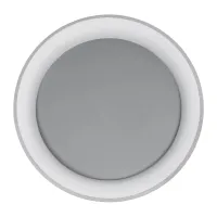 GLOBOSTAR® SALEM 61238 Μοντέρνο Φωτιστικό Οροφής LED 105W 12075lm 120° AC 220-240V IP20 Ρυθμιζόμενο Λευκό CCT με Χειριστήριο από 2700K έως 6000K Dimmable - Lumileds SMD Chip - Γκρι - Μ60 x Π60 x Υ9.5cm - 3 Χρόνια Εγγύηση