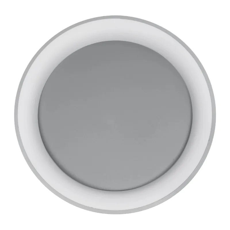 GLOBOSTAR® SALEM 61238 Μοντέρνο Φωτιστικό Οροφής LED 105W 12075lm 120° AC 220-240V IP20 Ρυθμιζόμενο Λευκό CCT με Χειριστήριο από 2700K έως 6000K Dimmable - Lumileds SMD Chip - Γκρι - Μ60 x Π60 x Υ9.5cm - 3 Χρόνια Εγγύηση