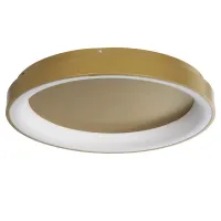 GLOBOSTAR® SALEM 61239 Μοντέρνο Φωτιστικό Οροφής LED 105W 12075lm 120° AC 220-240V IP20 Ρυθμιζόμενο Λευκό CCT με Χειριστήριο από 2700K έως 6000K Dimmable - Lumileds SMD Chip - Χρυσό - Μ60 x Π60 x Υ9.5cm - 3 Χρόνια Εγγύηση