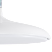 GLOBOSTAR® BARON 61252 Μοντέρνο Κρεμαστό Φωτιστικό Οροφής LED 12W 1440lm 120° AC 220-240V IP20 Ρυθμιζόμενο Λευκό CCT με On/Off 2700K/4500K/6000K - Lumileds SMD Chip - Λευκό Ματ - Μ25 x Π25 x Υ8cm - 3 Χρόνια Εγγύηση