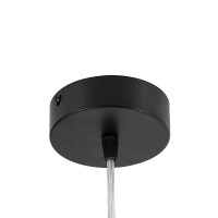 GLOBOSTAR® BARON 61254 Μοντέρνο Κρεμαστό Φωτιστικό Οροφής LED 24W 2880lm 120° AC 220-240V IP20 Ρυθμιζόμενο Λευκό CCT με On/Off 2700K/4500K/6000K - Lumileds SMD Chip - Μαύρο Ματ - Μ40 x Π40 x Υ10cm - 3 Χρόνια Εγγύηση