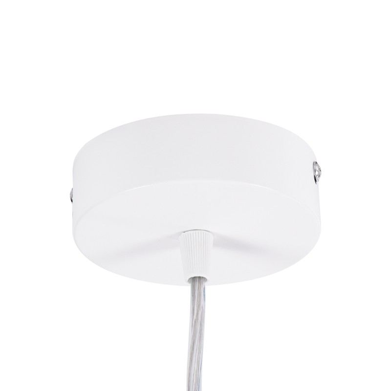 GLOBOSTAR® BARON 61255 Μοντέρνο Κρεμαστό Φωτιστικό Οροφής LED 24W 2880lm 120° AC 220-240V IP20 Ρυθμιζόμενο Λευκό CCT με On/Off 2700K/4500K/6000K - Lumileds SMD Chip - Λευκό Ματ - Μ40 x Π40 x Υ10cm - 3 Χρόνια Εγγύηση