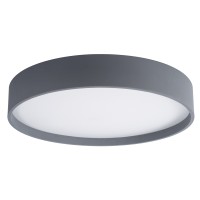 GLOBOSTAR® NARNIA 61260 Μοντέρνο Φωτιστικό Οροφής LED 100W 11500lm 120° AC 220-240V IP20 Ρυθμιζόμενο Λευκό CCT με Χειριστήριο από 2700K έως 6000K Dimmable - Lumileds SMD Chip - Γκρι Ματ - Μ60 x Π60 x Υ10cm - 3 Χρόνια Εγγύηση