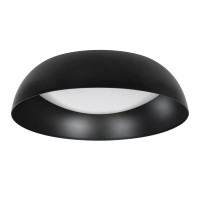 GLOBOSTAR® ANATOLIA 61261 Μοντέρνο Φωτιστικό Οροφής LED 60W 6900lm 120° AC 220-240V IP20 Ρυθμιζόμενο Λευκό CCT με Χειριστήριο από 2700K έως 6000K Dimmable - Lumileds SMD Chip - Μαύρο Ματ - Μ43 x Π43 x Υ11cm - 3 Χρόνια Εγγύηση