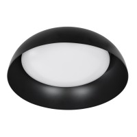 GLOBOSTAR® ANATOLIA 61261 Μοντέρνο Φωτιστικό Οροφής LED 60W 6900lm 120° AC 220-240V IP20 Ρυθμιζόμενο Λευκό CCT με Χειριστήριο από 2700K έως 6000K Dimmable - Lumileds SMD Chip - Μαύρο Ματ - Μ43 x Π43 x Υ11cm - 3 Χρόνια Εγγύηση