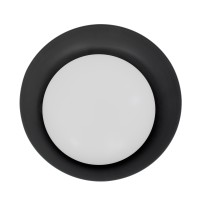 GLOBOSTAR® ANATOLIA 61261 Μοντέρνο Φωτιστικό Οροφής LED 60W 6900lm 120° AC 220-240V IP20 Ρυθμιζόμενο Λευκό CCT με Χειριστήριο από 2700K έως 6000K Dimmable - Lumileds SMD Chip - Μαύρο Ματ - Μ43 x Π43 x Υ11cm - 3 Χρόνια Εγγύηση