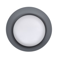 GLOBOSTAR® ANATOLIA 61262 Μοντέρνο Φωτιστικό Οροφής LED 60W 6900lm 120° AC 220-240V IP20 Ρυθμιζόμενο Λευκό CCT με Χειριστήριο από 2700K έως 6000K Dimmable - Lumileds SMD Chip - Γκρι - Μ43 x Π43 x Υ11cm - 3 Χρόνια Εγγύηση