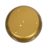 GLOBOSTAR® ANATOLIA 61263 Μοντέρνο Φωτιστικό Οροφής LED 60W 6900lm 120° AC 220-240V IP20 Ρυθμιζόμενο Λευκό CCT με Χειριστήριο από 2700K έως 6000K Dimmable - Lumileds SMD Chip - Χρυσό - Μ43 x Π43 x Υ11cm - 3 Χρόνια Εγγύηση