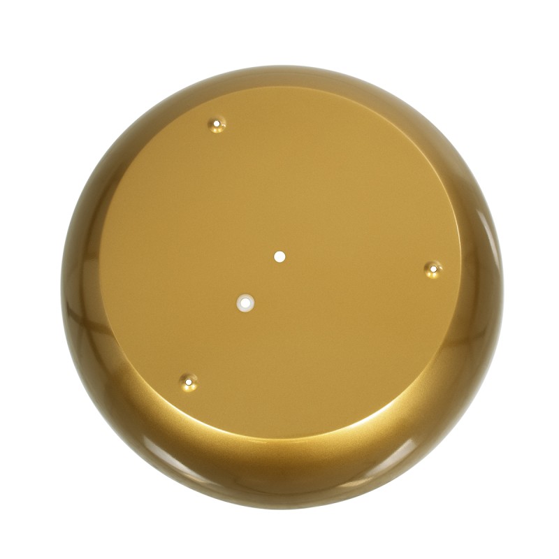 GLOBOSTAR® ANATOLIA 61263 Μοντέρνο Φωτιστικό Οροφής LED 60W 6900lm 120° AC 220-240V IP20 Ρυθμιζόμενο Λευκό CCT με Χειριστήριο από 2700K έως 6000K Dimmable - Lumileds SMD Chip - Χρυσό - Μ43 x Π43 x Υ11cm - 3 Χρόνια Εγγύηση