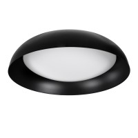 GLOBOSTAR® ANATOLIA 61264 Μοντέρνο Φωτιστικό Οροφής LED 75W 8625lm 120° AC 220-240V IP20 Ρυθμιζόμενο Λευκό CCT με Χειριστήριο από 2700K έως 6000K Dimmable - Lumileds SMD Chip - Μαύρο Ματ - Μ60 x Π60 x Υ13cm - 3 Χρόνια Εγγύηση