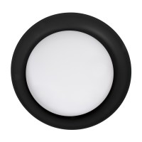 GLOBOSTAR® ANATOLIA 61264 Μοντέρνο Φωτιστικό Οροφής LED 75W 8625lm 120° AC 220-240V IP20 Ρυθμιζόμενο Λευκό CCT με Χειριστήριο από 2700K έως 6000K Dimmable - Lumileds SMD Chip - Μαύρο Ματ - Μ60 x Π60 x Υ13cm - 3 Χρόνια Εγγύηση